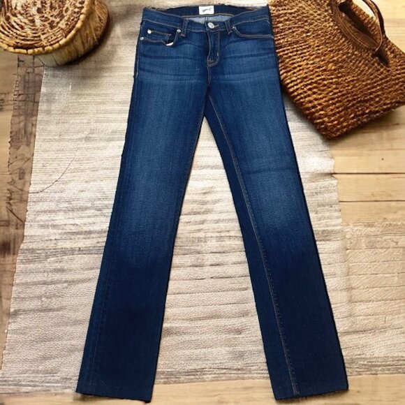 Hudson Jeans Tally Deep Cuff Crop Skinny 25 X 29 - Picture 1 of 8